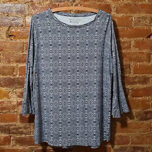 Coolibar 50+ UPF 3/4 Sleeve with Ruffle at the bottom